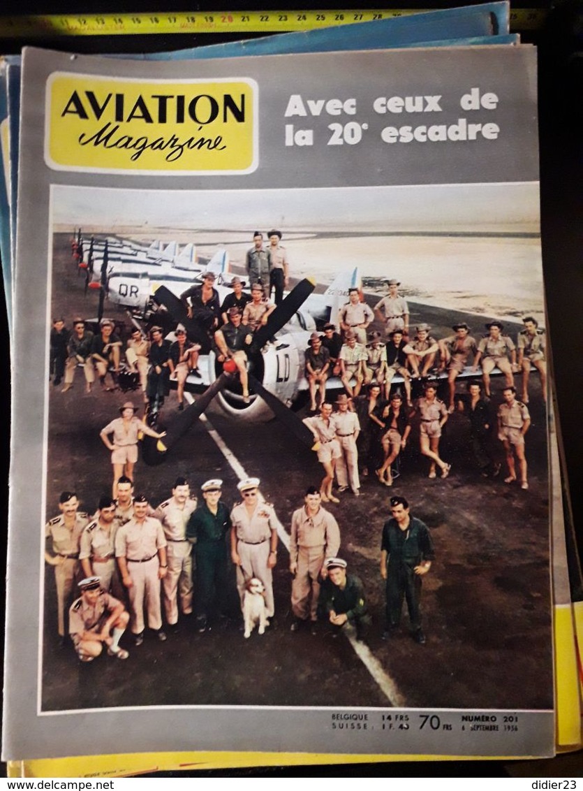 LOT  DE 77  REVUES AVION MAGAZINE  ANNEES  1954 1955 1956 1957