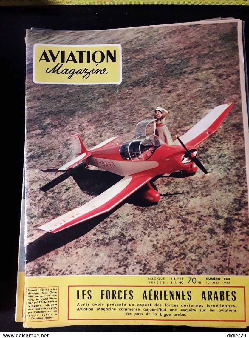 LOT  DE 77  REVUES AVION MAGAZINE  ANNEES  1954 1955 1956 1957