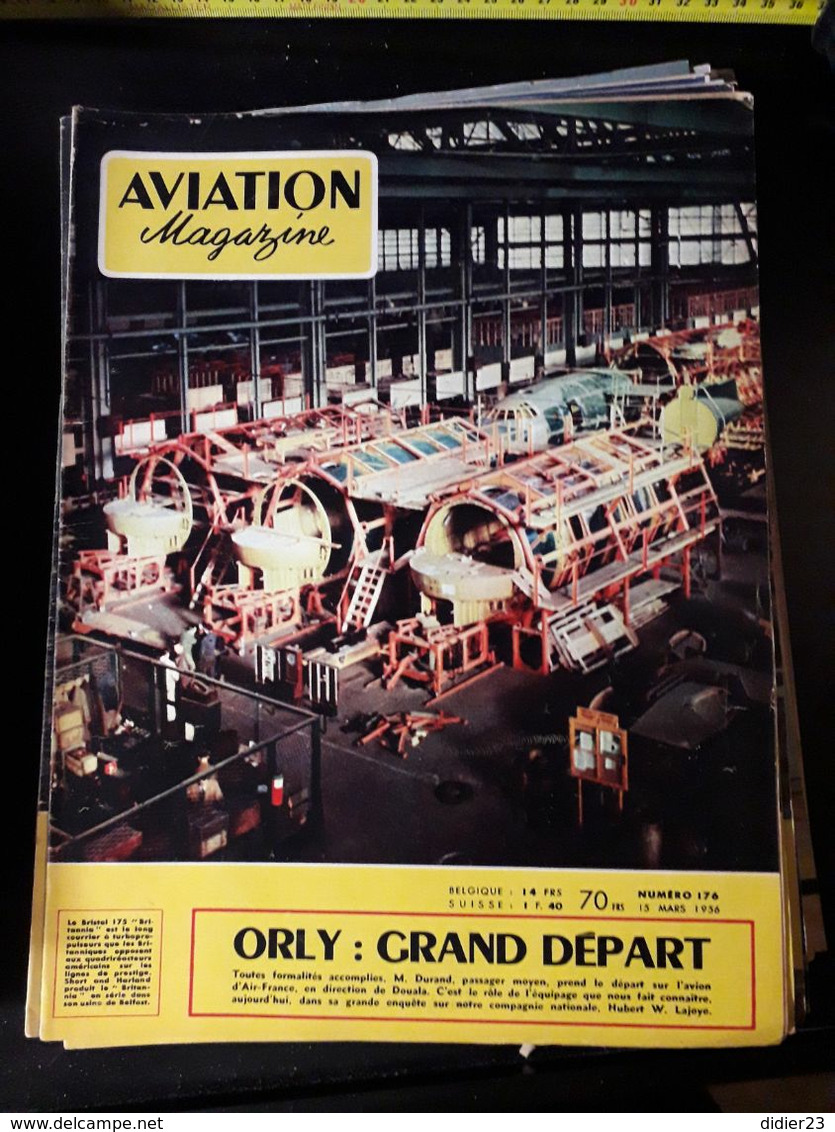 LOT  DE 77  REVUES AVION MAGAZINE  ANNEES  1954 1955 1956 1957