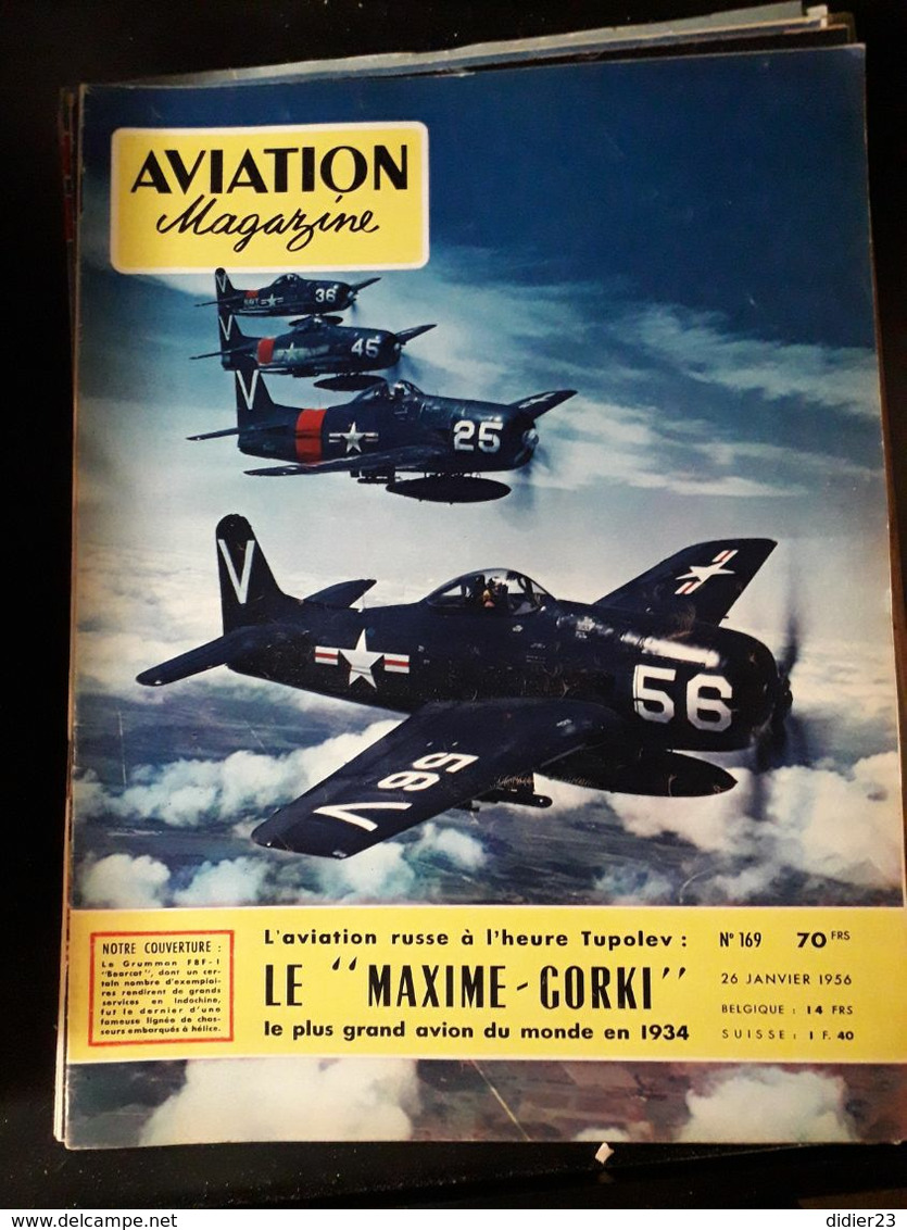 LOT  DE 77  REVUES AVION MAGAZINE  ANNEES  1954 1955 1956 1957