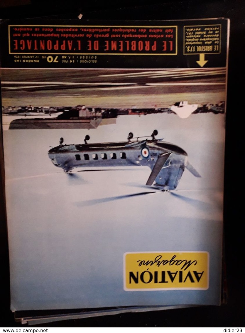 LOT  DE 77  REVUES AVION MAGAZINE  ANNEES  1954 1955 1956 1957