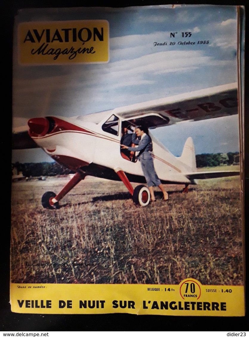 LOT  DE 77  REVUES AVION MAGAZINE  ANNEES  1954 1955 1956 1957