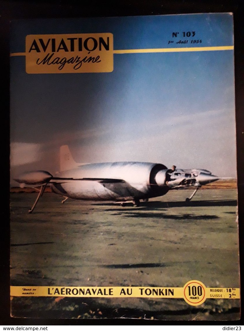 LOT  DE 77  REVUES AVION MAGAZINE  ANNEES  1954 1955 1956 1957