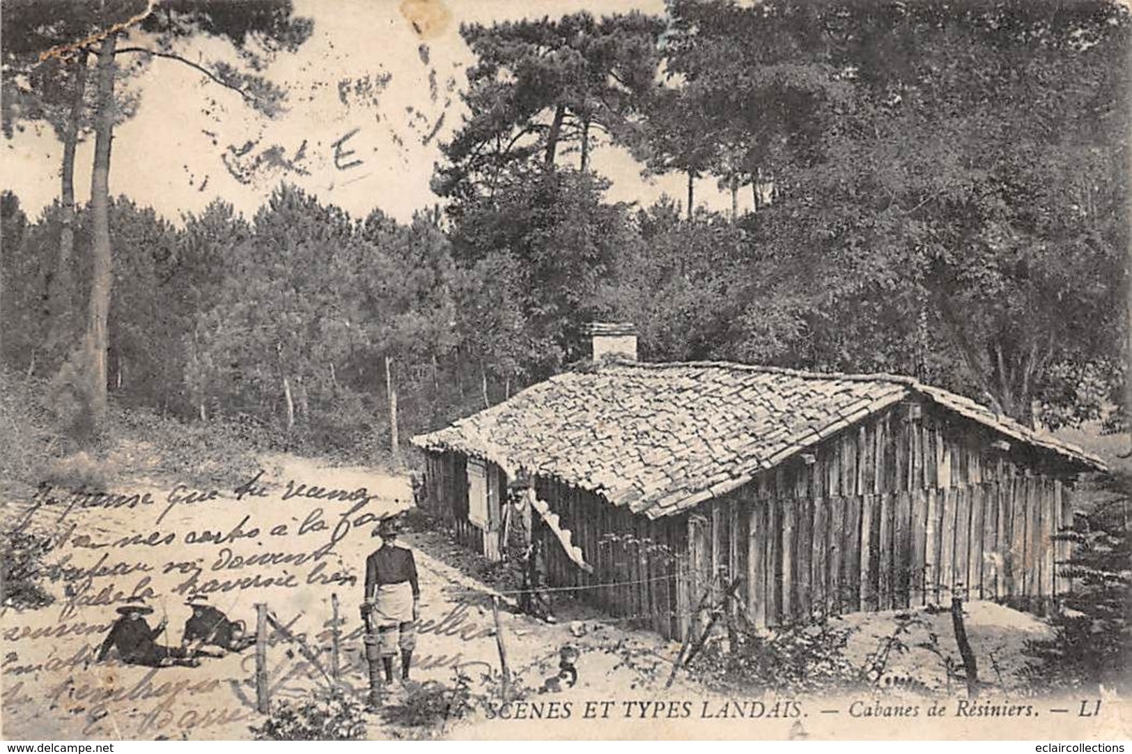 Landes Non Classés       40    Résinier . Cabane De Résiniers    (voir Scan) - Andere & Zonder Classificatie