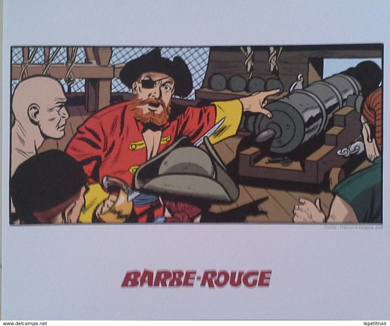 3 Ex-libris BD Barbe Rouge - Non Classificati