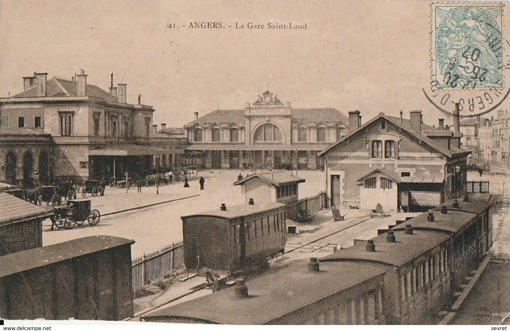 ANGERS. - La Gare Saint-Laud. Carte Pas Courante - Angers