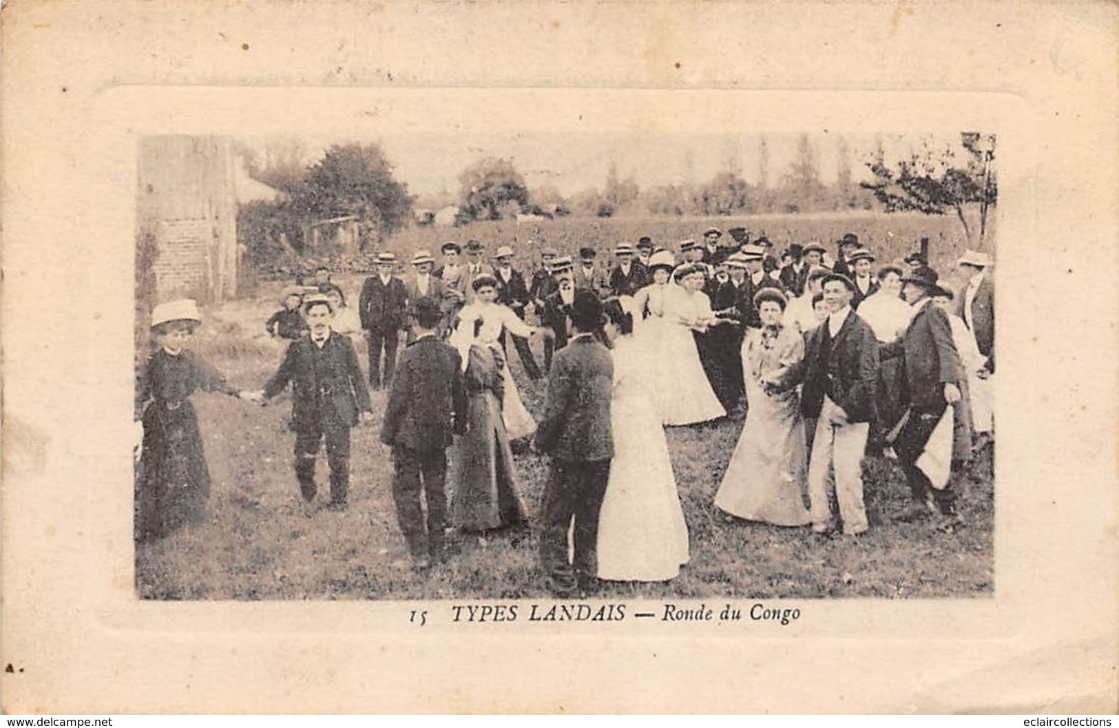 Landes Non Classés       40       Types Landais  Ronde Du Congo         (voir Scan) - Autres & Non Classés