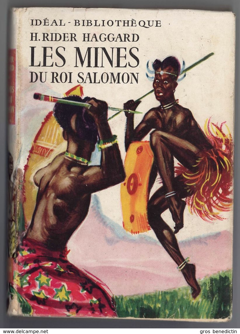 Hachette - Idéal Bibliothèque - H. Ridder Haggard - "Les Mines Du Roi Salomon" - 1952 - #Ben&IB - Ideal Bibliotheque