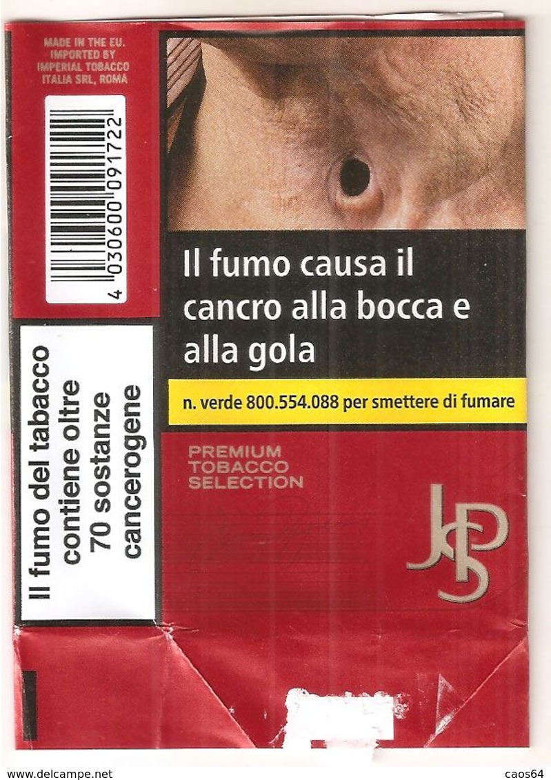 JOHN PLAYER SPECIAL RED SOFT ITALY BOX SIGARETTE - Etuis à Cigarettes Vides