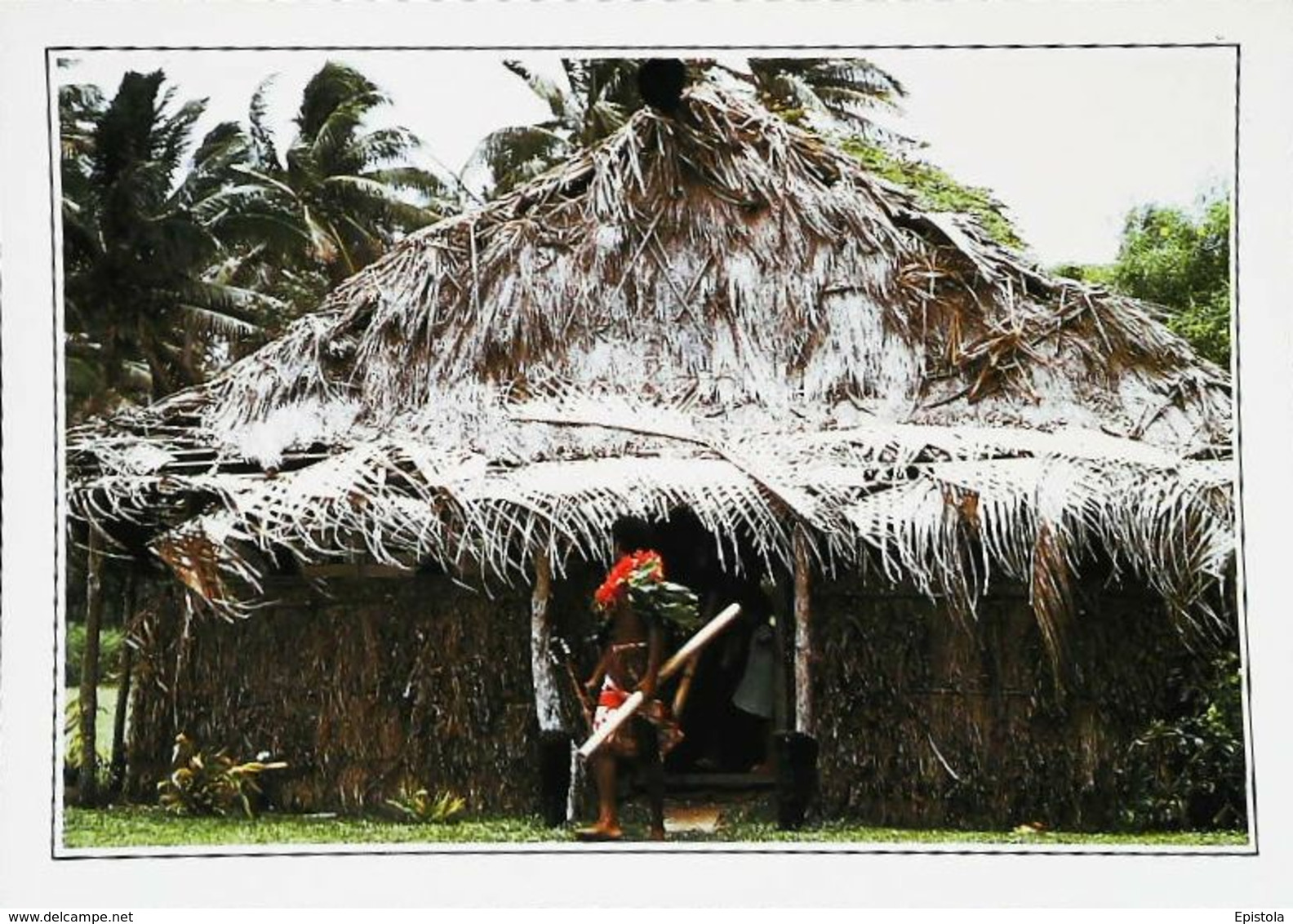 Fidji  Village Typique Coté Sud    Années 80s - Fidji