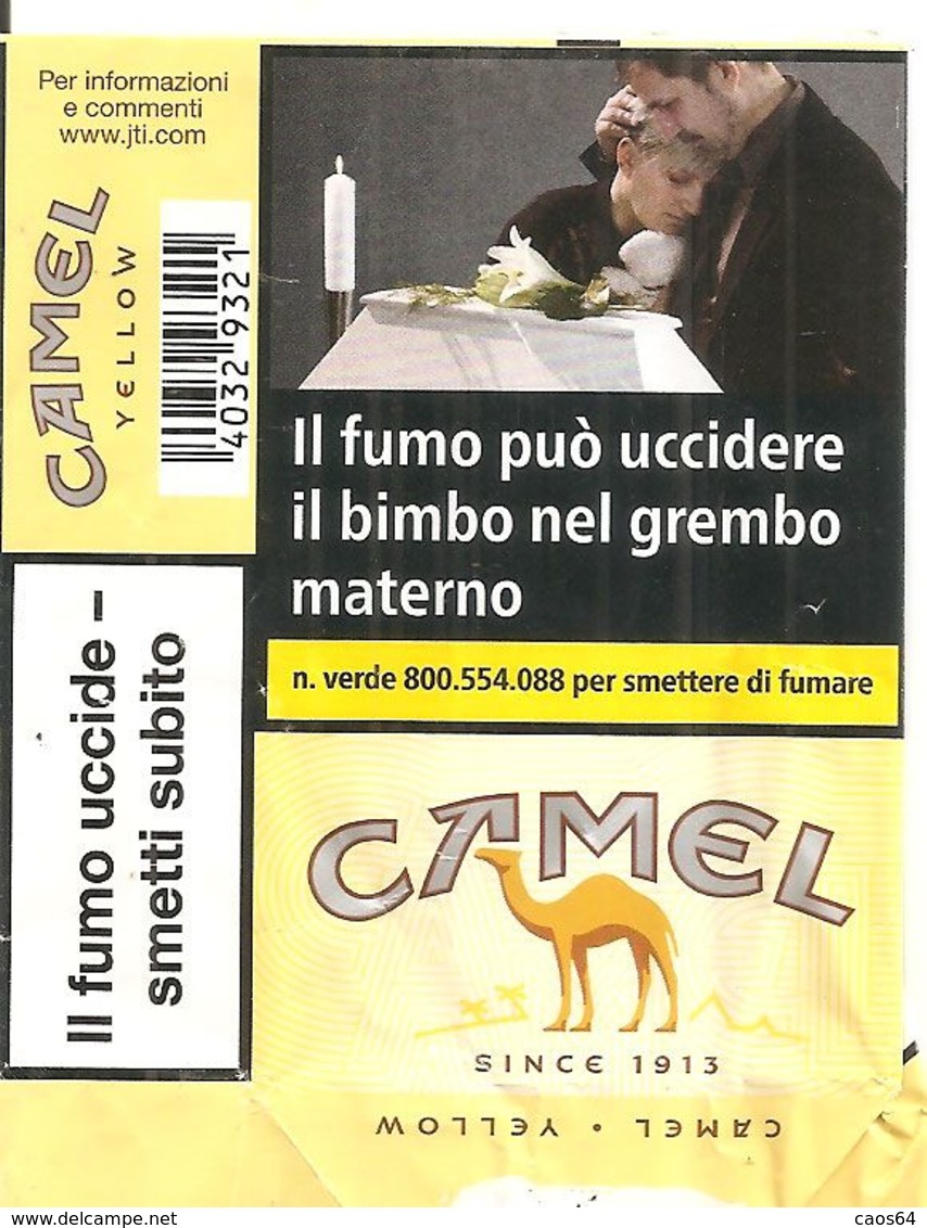 CAMEL  YELLOW SOFT ITALY BOX SIGARETTE - Etuis à Cigarettes Vides