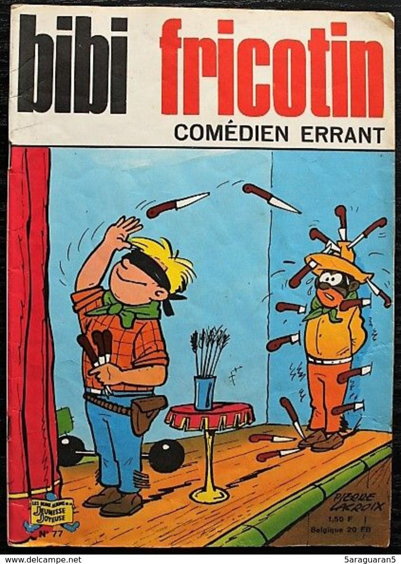 BD BIBI FRICOTIN - 77 - Comédien Errant - EO 1969 - Bibi Fricotin