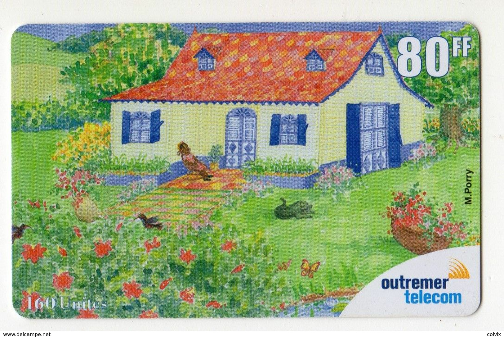 ANTILLES FRANCAISE REF MV CARDS ANTF OT83 PREPAYEE OUTREMER TELECOM PEINTRE 4 Date 2001 - Antilles (French)