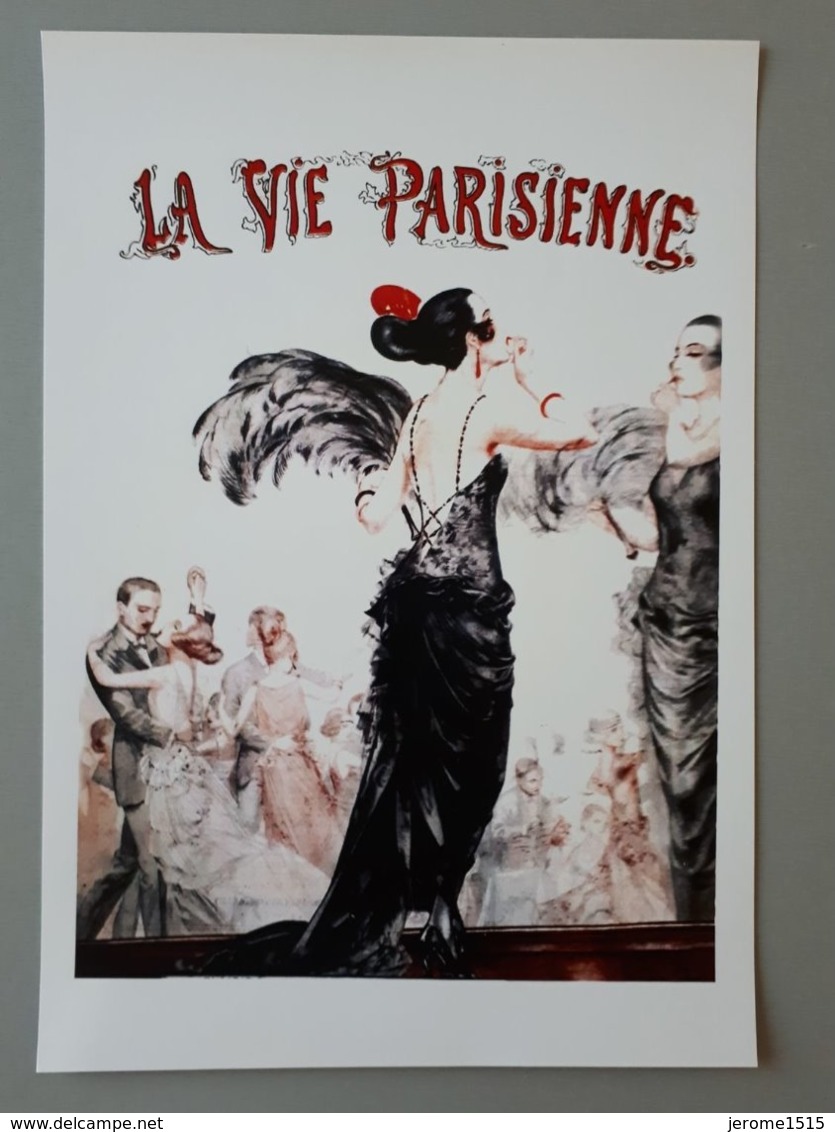 Affiche : La Vie Parisienne, Le Rouge Est Mis & - Affiches