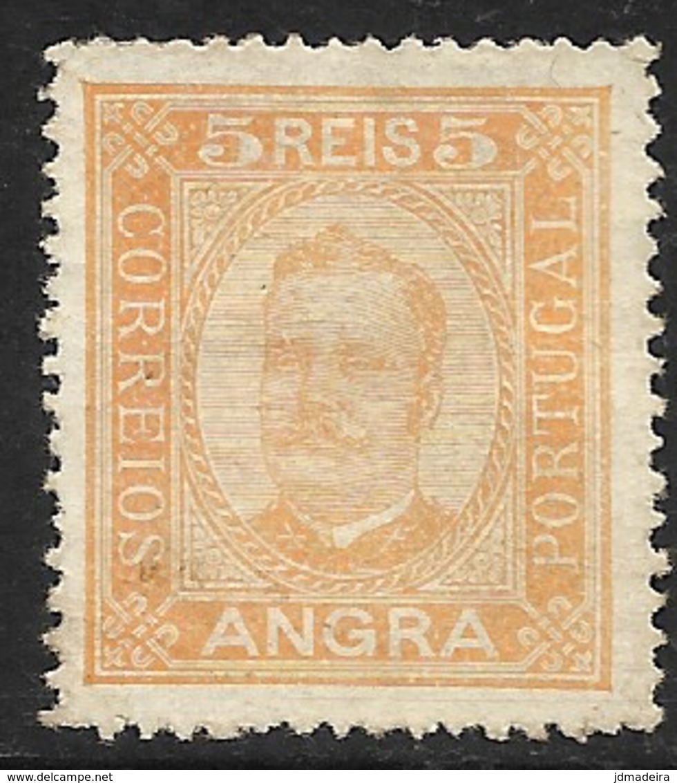 Angra – 1892 King Carlos 5 Réis - Angra