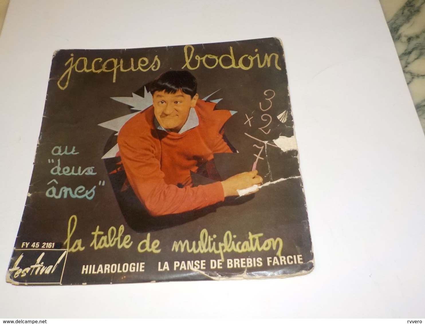 45 TOURS JACQUES BODOIN LA TABLE DE MULTIPLICATION - Altri & Non Classificati