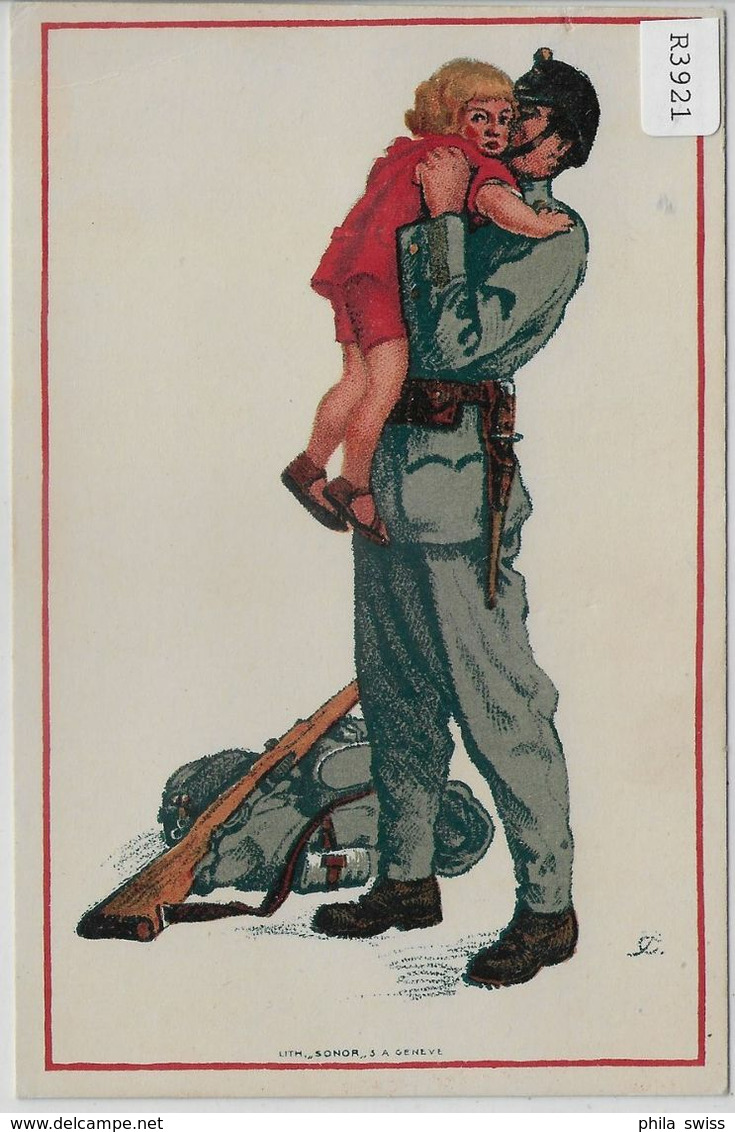 Schweizerische Nationalspende Für Unsere Soldaten - Don National Suisse - Litho - Risch-Rotkreuz