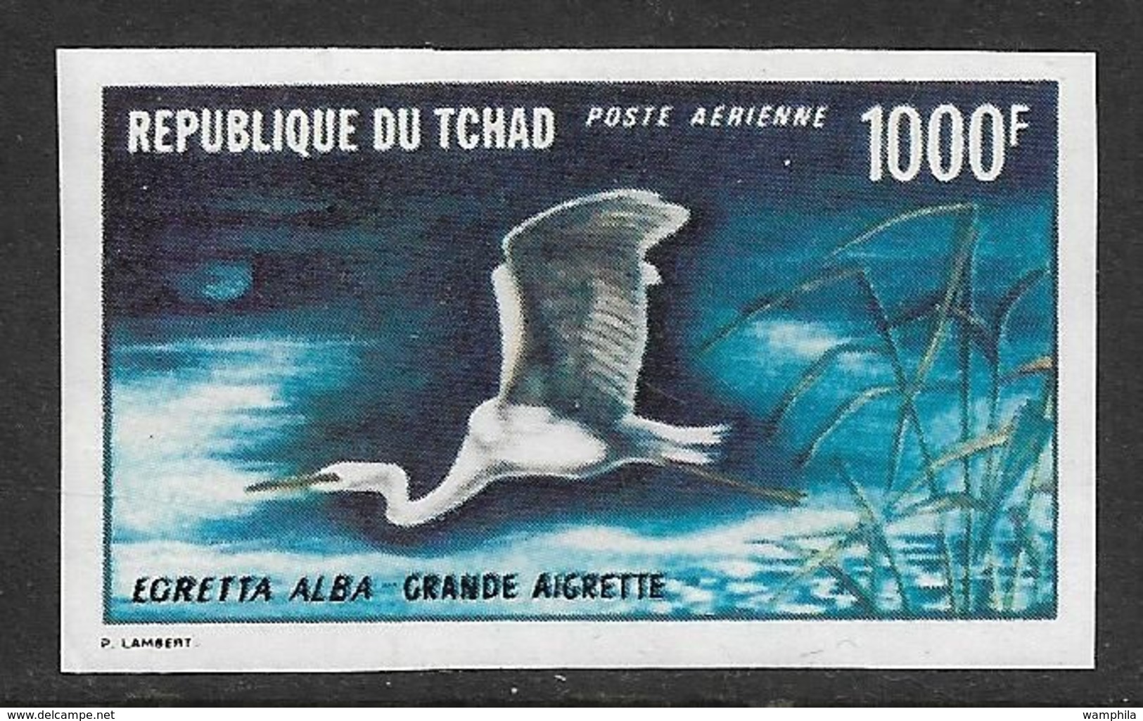 Tchad PA N°88** Non Dentelé - Cicogne & Ciconiformi