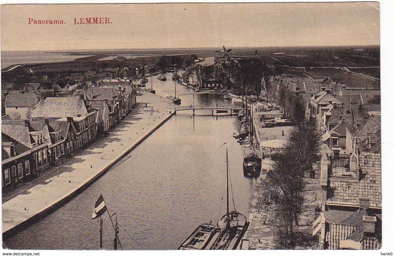 Lemmer Panorama Vanaf Kerktoren M536 - Lemmer