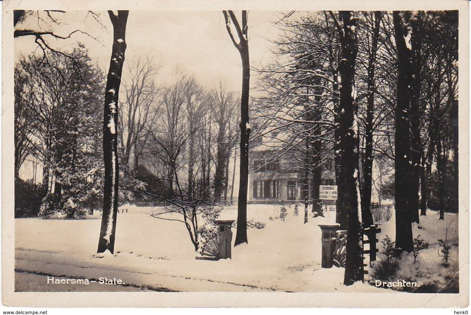 Drachten Haersma State In De Sneeuw M613 - Drachten