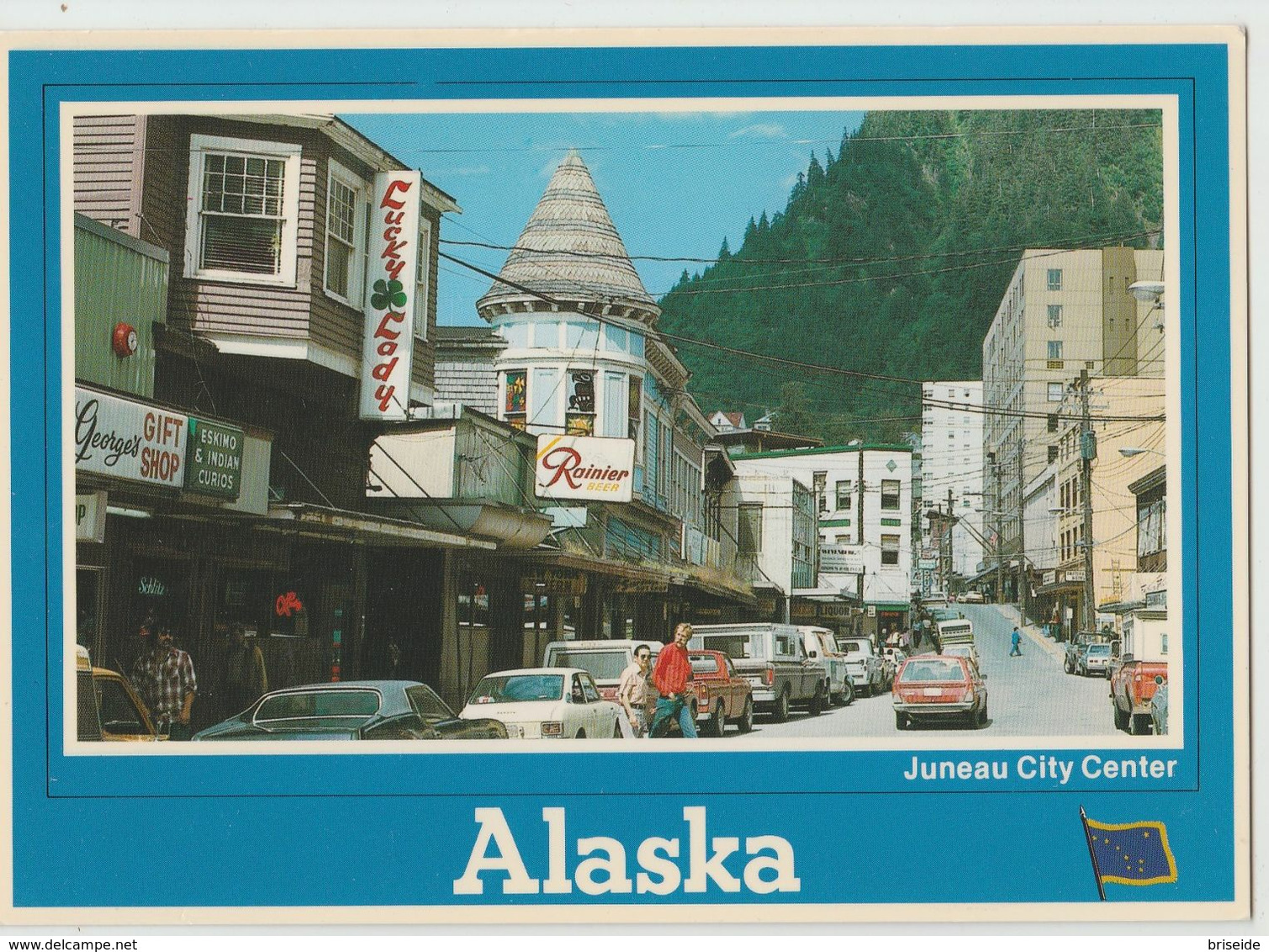 JUNEAU ALASKA CITY CENTER F/G VIAGGIATA 1985 - Juneau