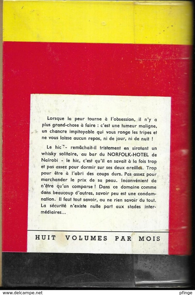 Nuits Blanches Au Pays Noir Par G. Morris-Dumoulin - Espionnage Presses De La Cité N°75 - Presses De La Cité