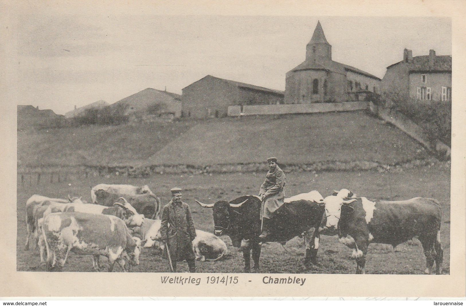 54 - CHAMBLEY - Weltkrieg (carte Allemande) - Chambley Bussieres