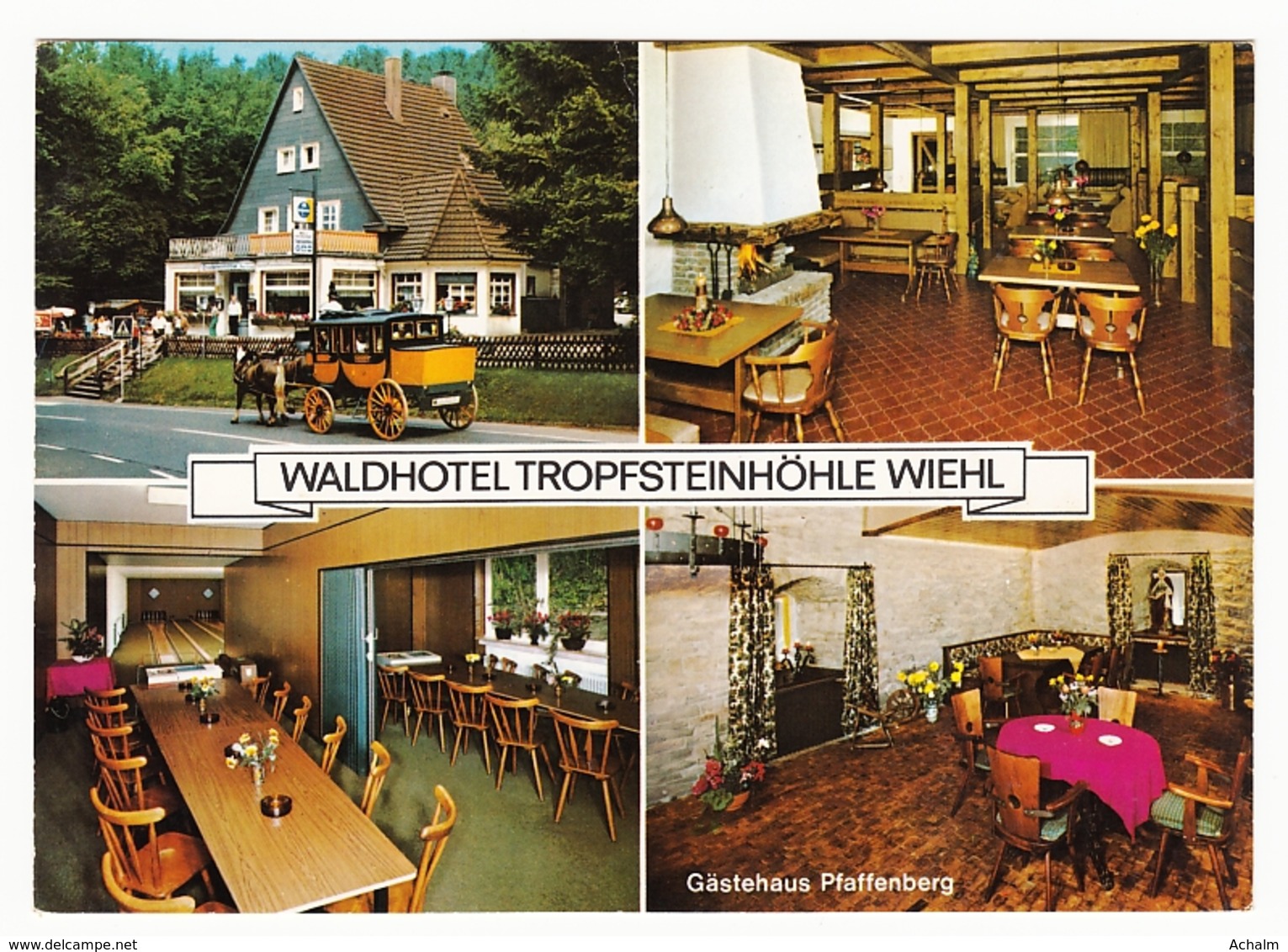 Wiehl - Waldhotel Tropfsteinhöhle - 4 Ansichten - Wiehl