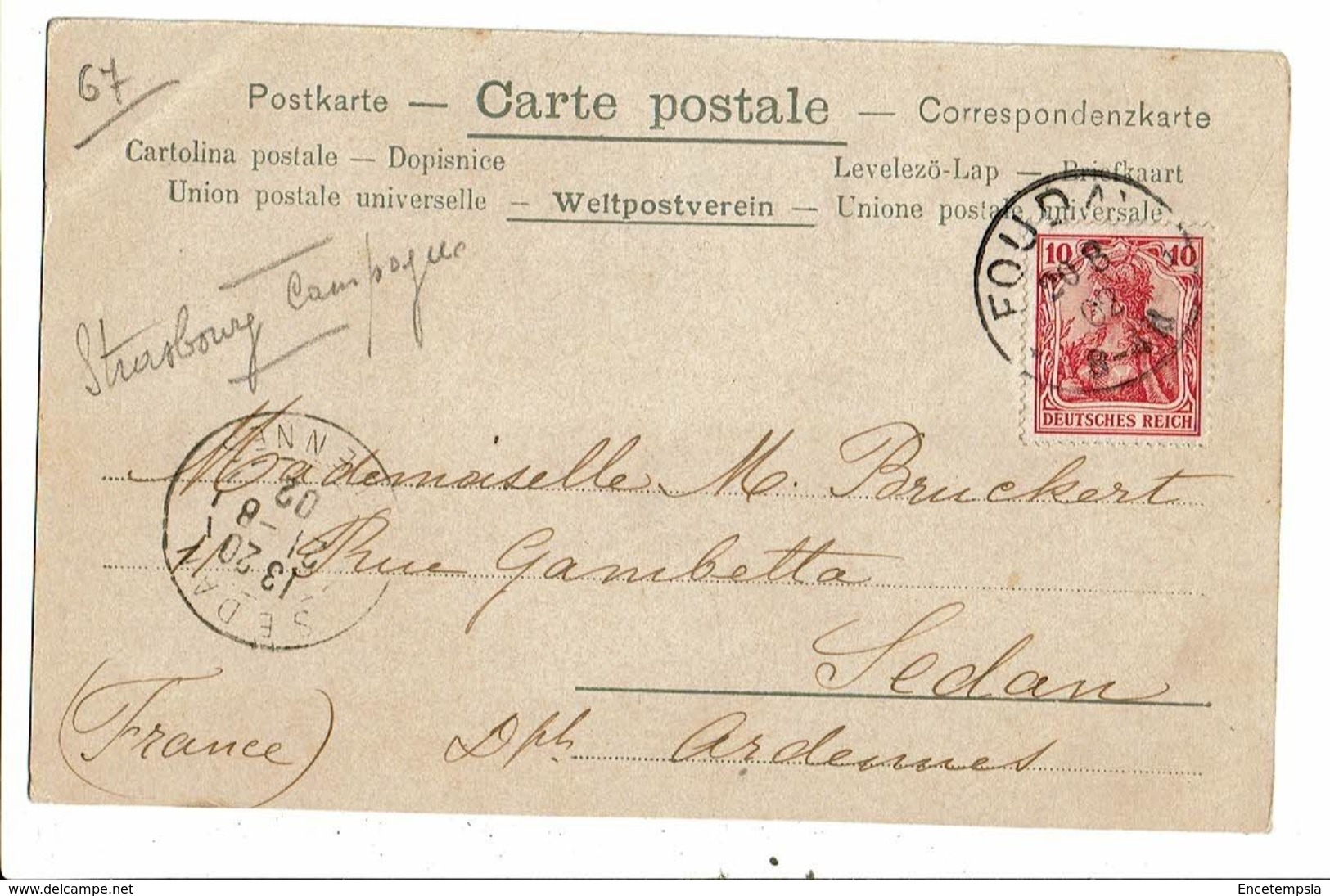 CPA- Carte Postale -France-Hochfelden-- Hohenloheturm Auf Dem Hochfelden- 1902-VM19421 - Hochfelden
