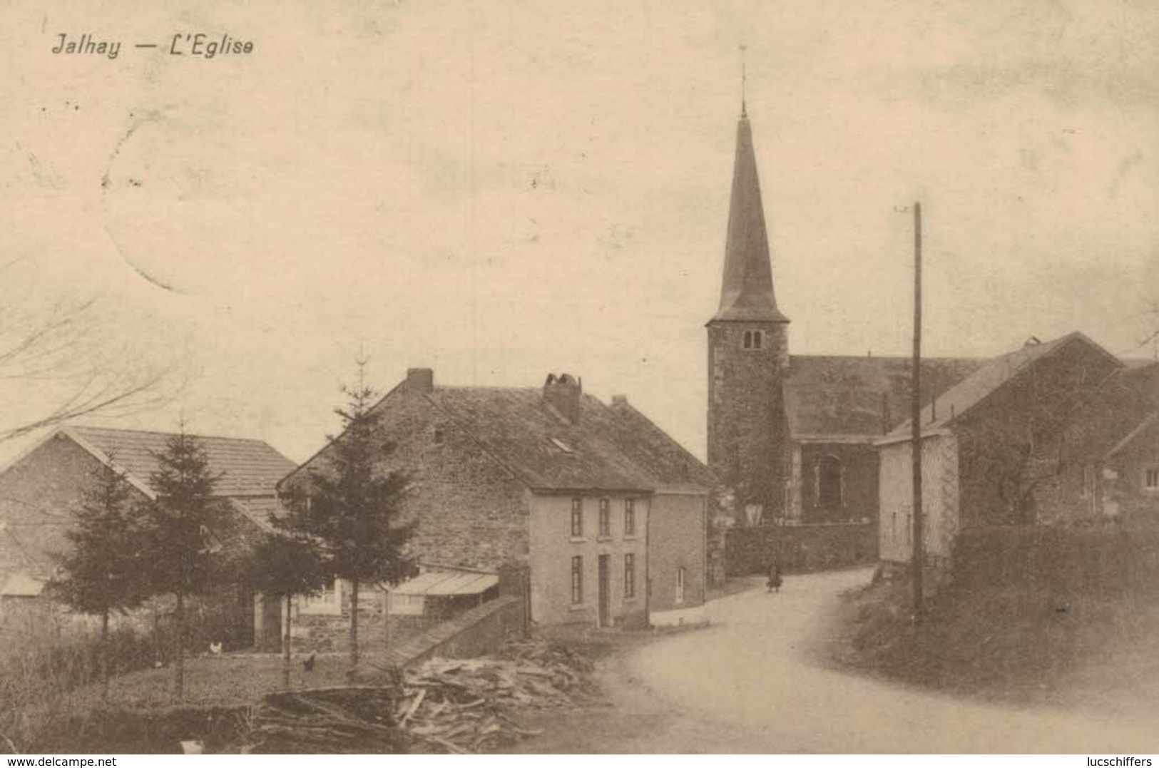 Jalhay - L'Eglise - 2 Scans - Verviers