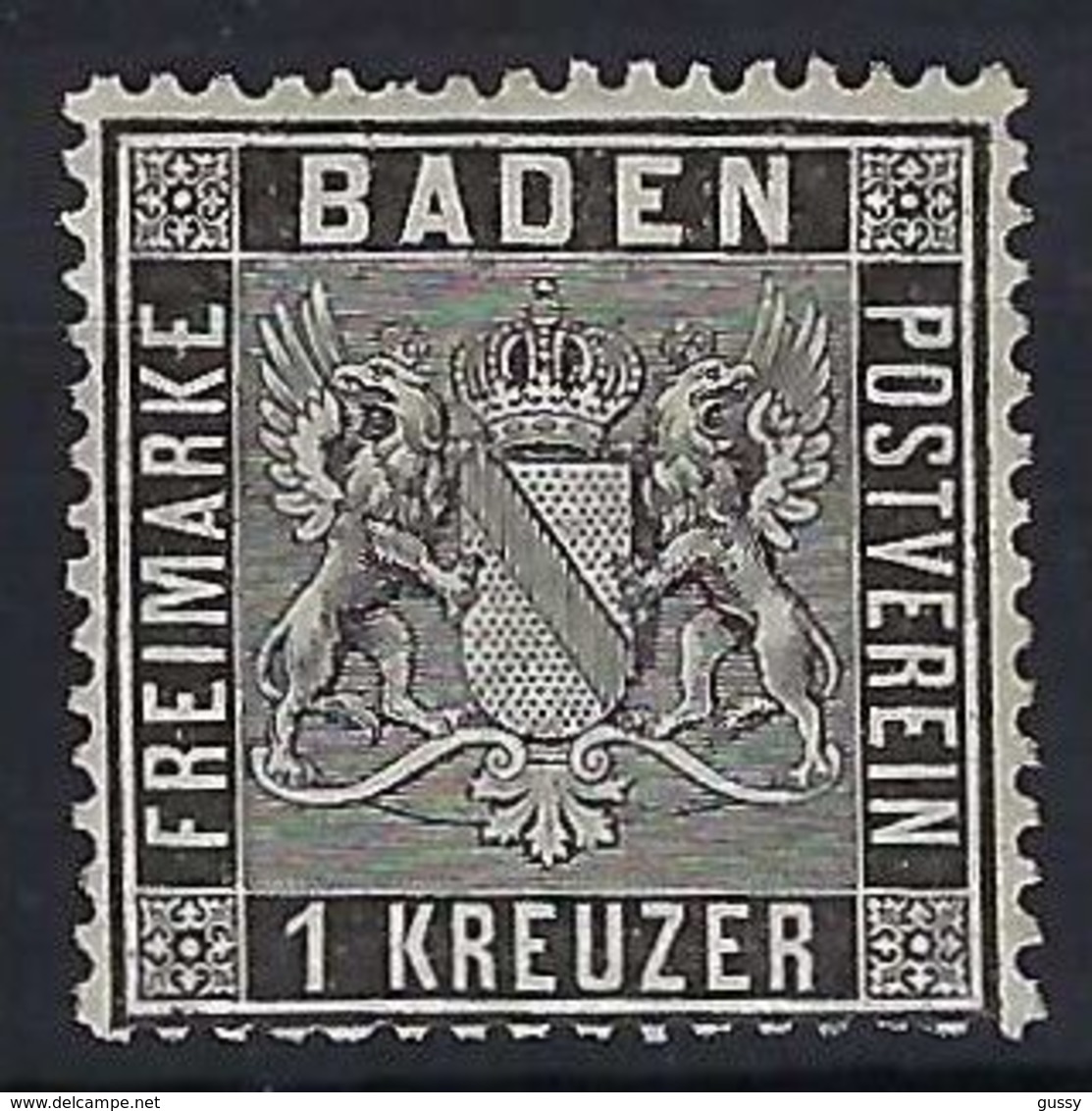 ALLEMAGNE Baden 1861: Le Y&T 9 Neuf* - Mint