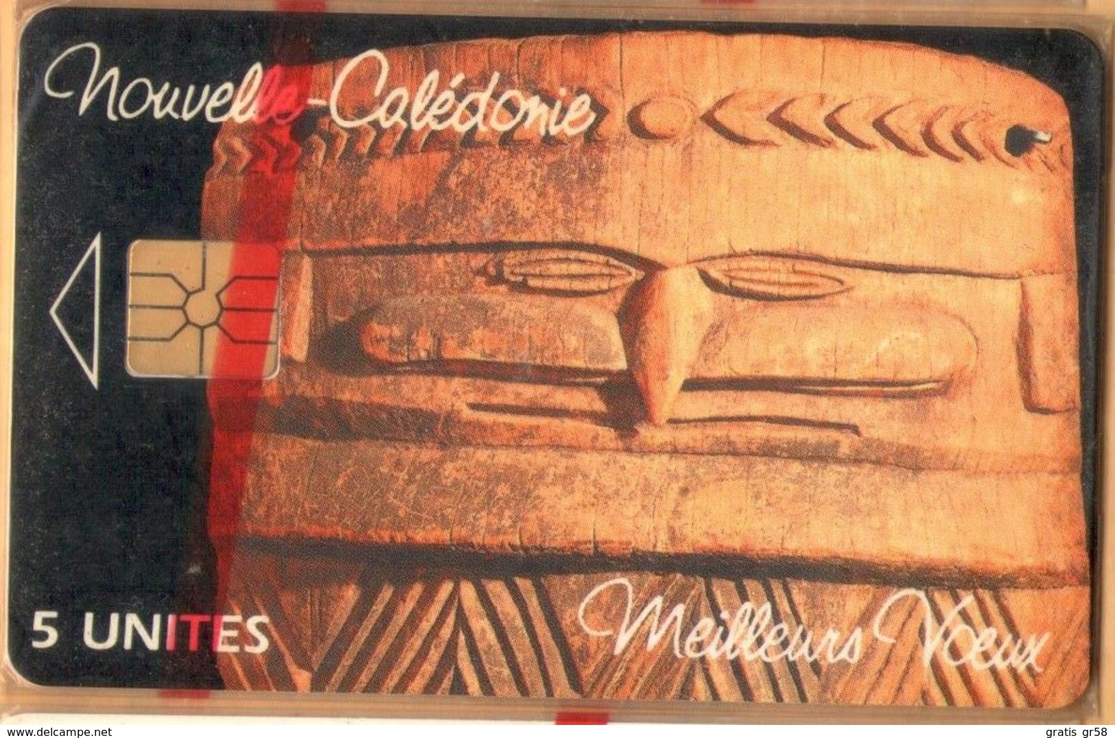 New Caledonia - NC-020, Meilleurs Voeux, Carving Items, 10/94, 5000ex, Mint NSB - Neukaledonien