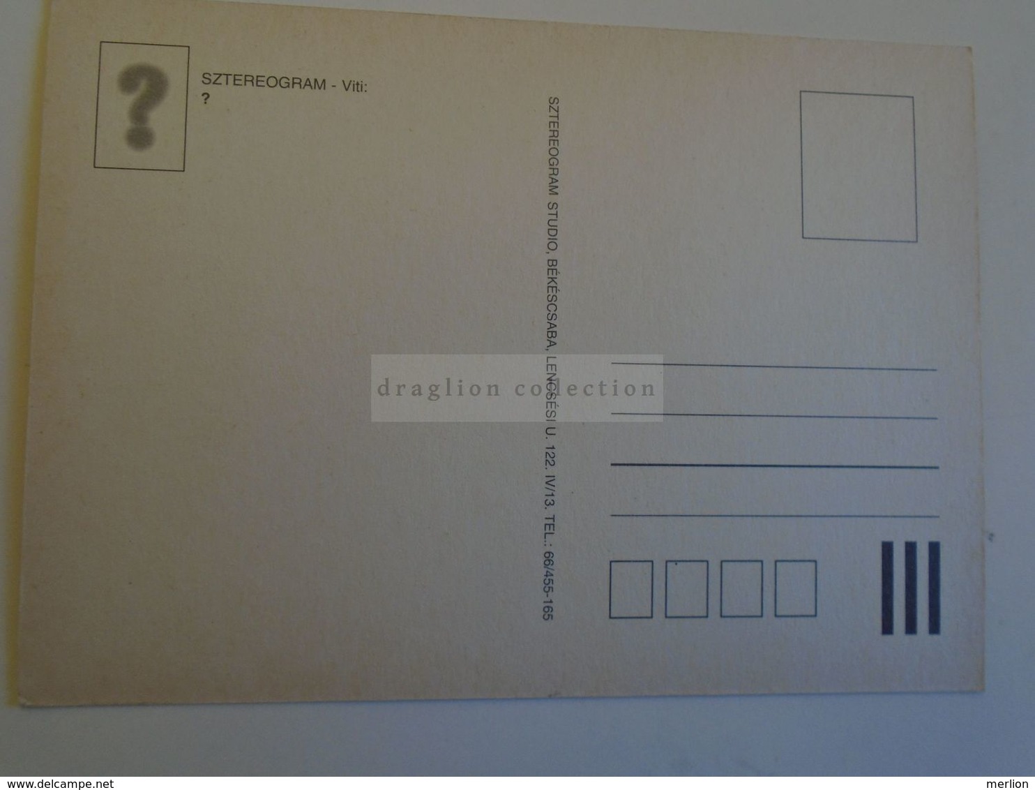 D172674 Carte Postale Stéréogramme - Békéscsaba Hungary - Stereoskopie