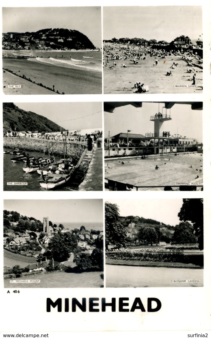 SOMERSET - MINEHEAD - 6 RP VIEWS Som604 - Minehead