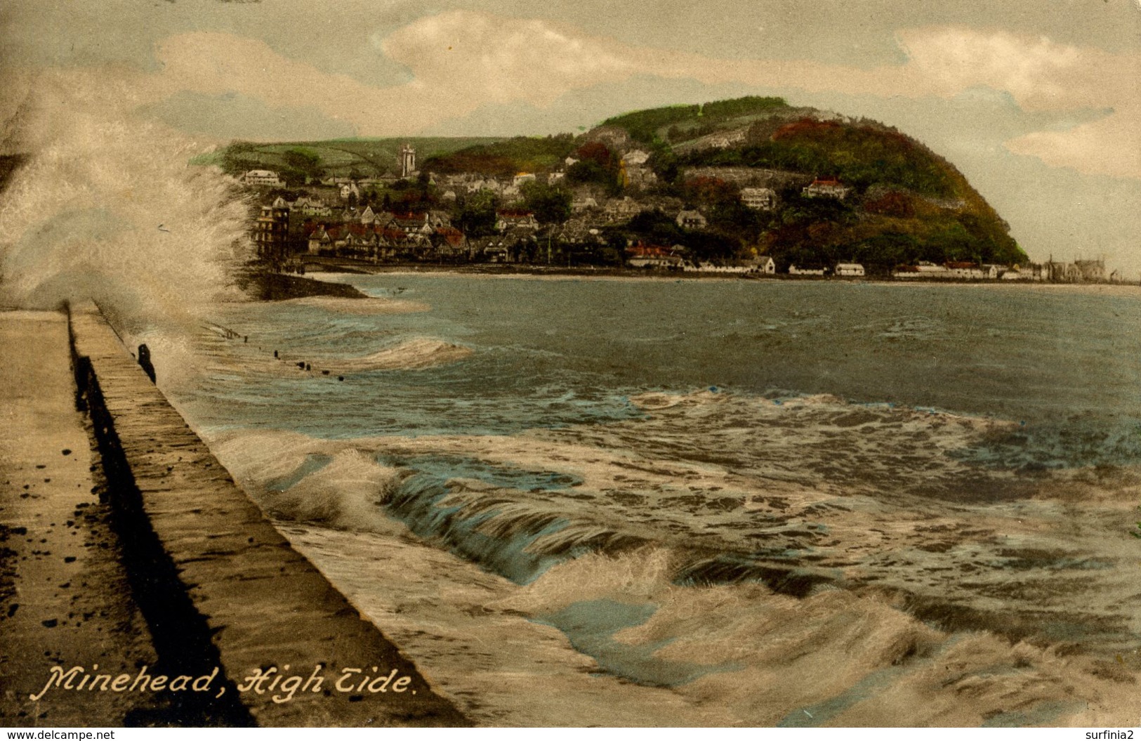 SOMERSET - MINEHEAD - HIGH TIDE Som608 - Minehead