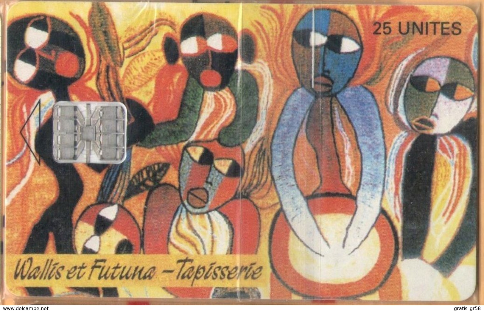 Wallis And Futuna - WF-SPT-0007, Tapisserie Pilioko, Crafts, 25 U, 3000ex, 5/95, Mint NSB - Wallis-et-Futuna