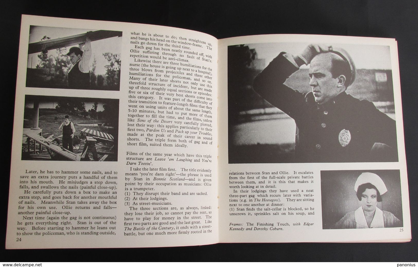 LAUREL & HARDY - FILM MOVIE MAGAZINE  PAPERBACKS PHOTOCONDUCTOR STUDIO VISTA, Year 1967 - Entretenimiento
