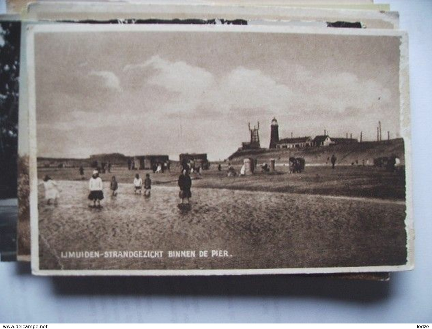 Nederland Holland Pays Bas IJmuiden Met Strandgezicht Binnen De Pier - IJmuiden