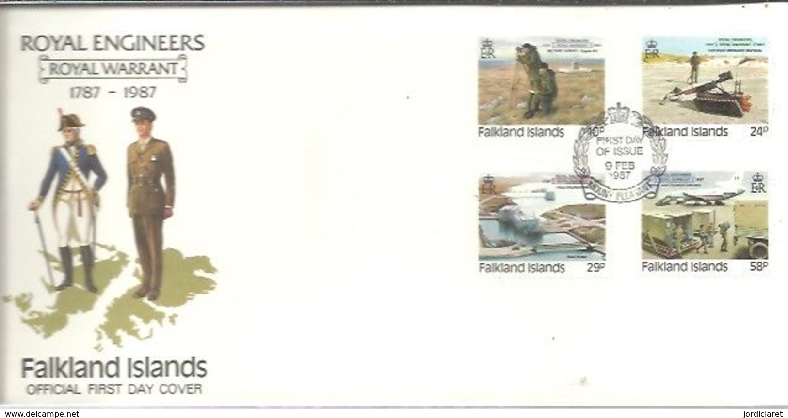 FDC 1987 FALKLAND ISLANDS - Other & Unclassified