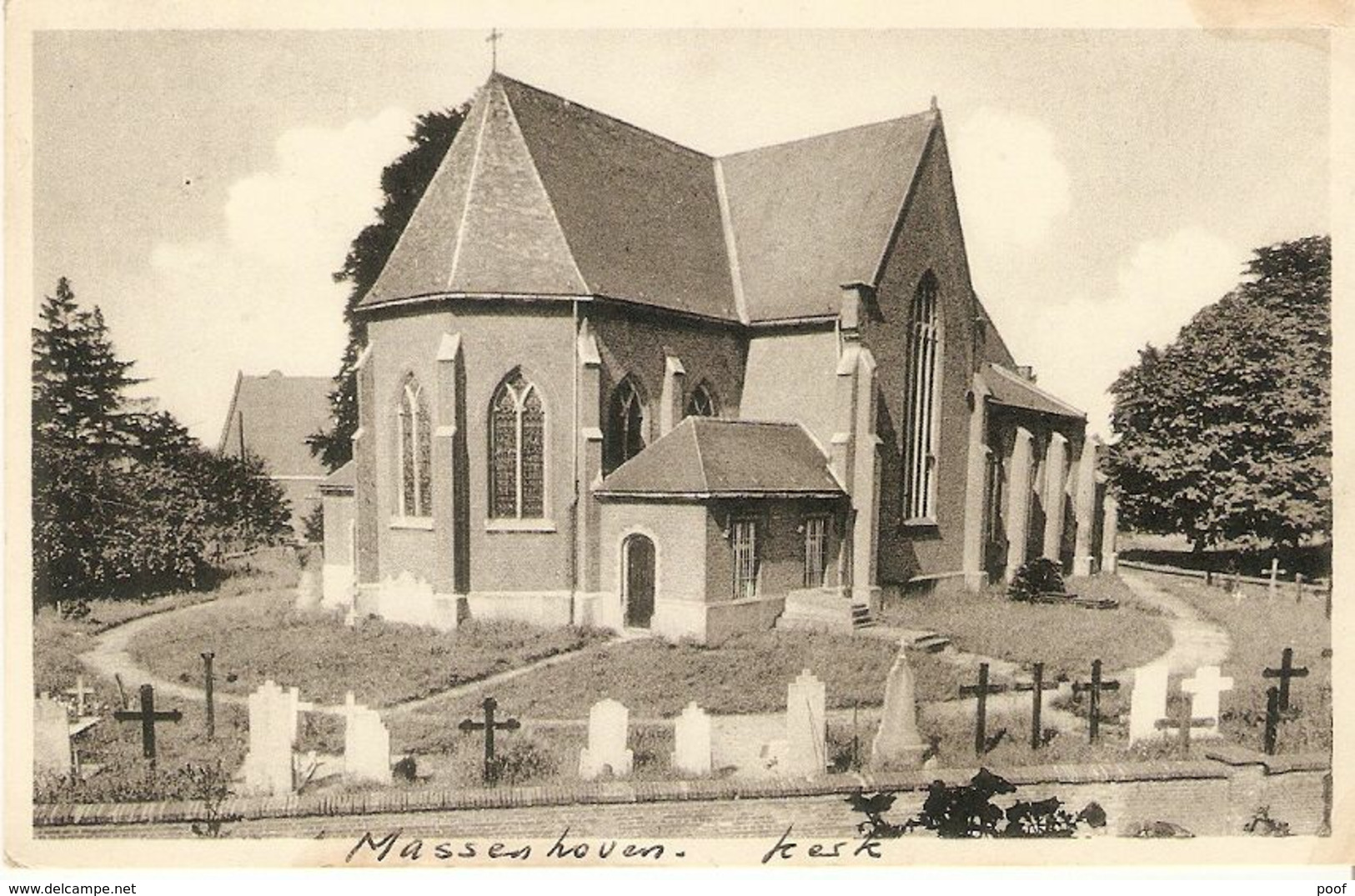 Massenhoven : Kerk  1958 - Zandhoven