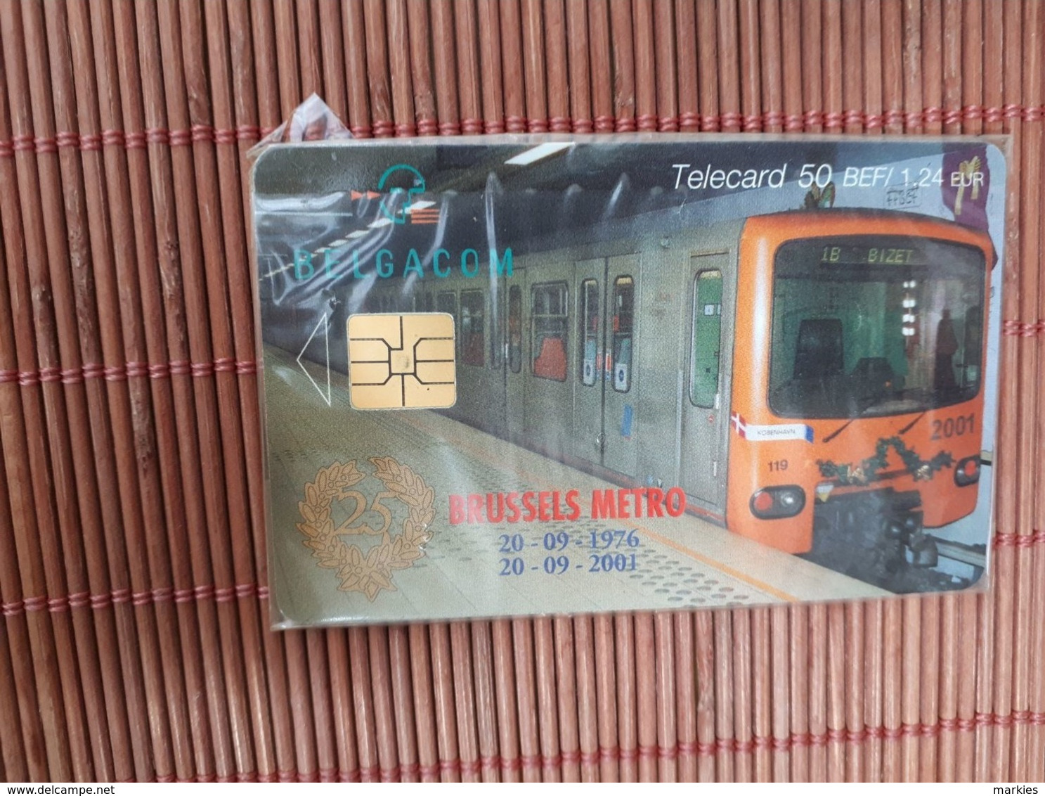 CP 196 Brussels Metro With Blister (Mint, Neuve) Only 500 Ex Made Rare - Avec Puce