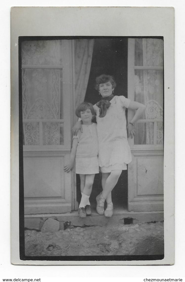 SALMIECH FLAVIE ET PAULETTE TOULAS - CARTE PHOTO AVEYRON - Sonstige & Ohne Zuordnung