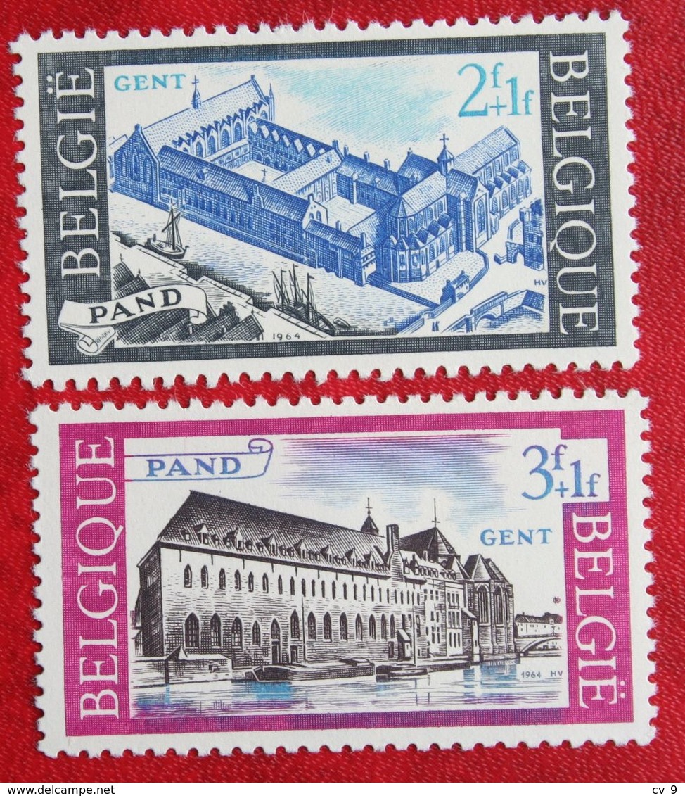 Abbaye Des Dominicaines à PAND Gent COB N° 1304-1305 (Mi 1364-1365) 1964 POSTFRIS / MNH / ** BELGIE / BELGIEN / BELGIUM - Unused Stamps