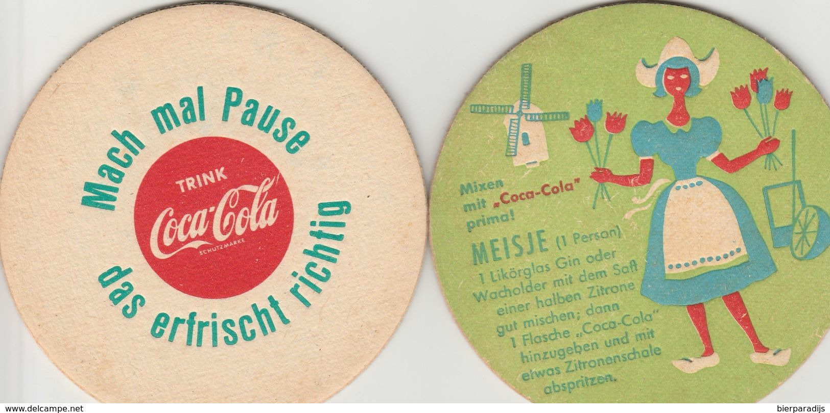 Coaster  - Sous  Bock  -coca-cola - Sous-bocks