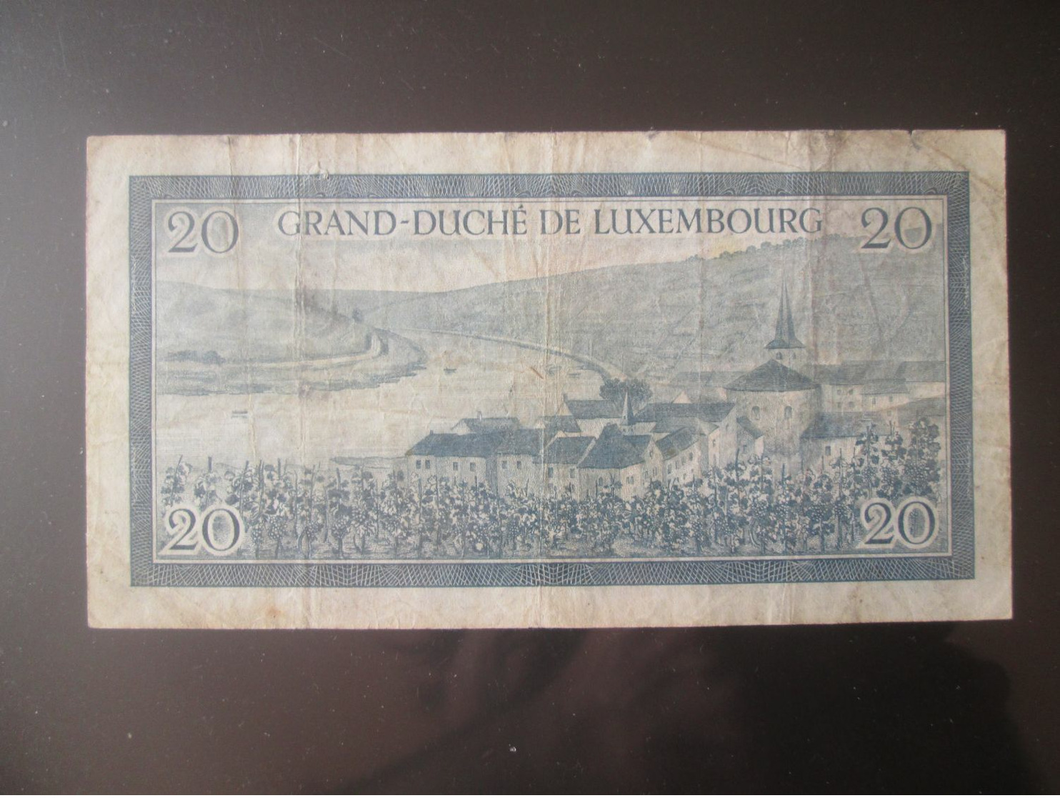 Luxembourg 20 Francs 1955 Banknote - Lussemburgo