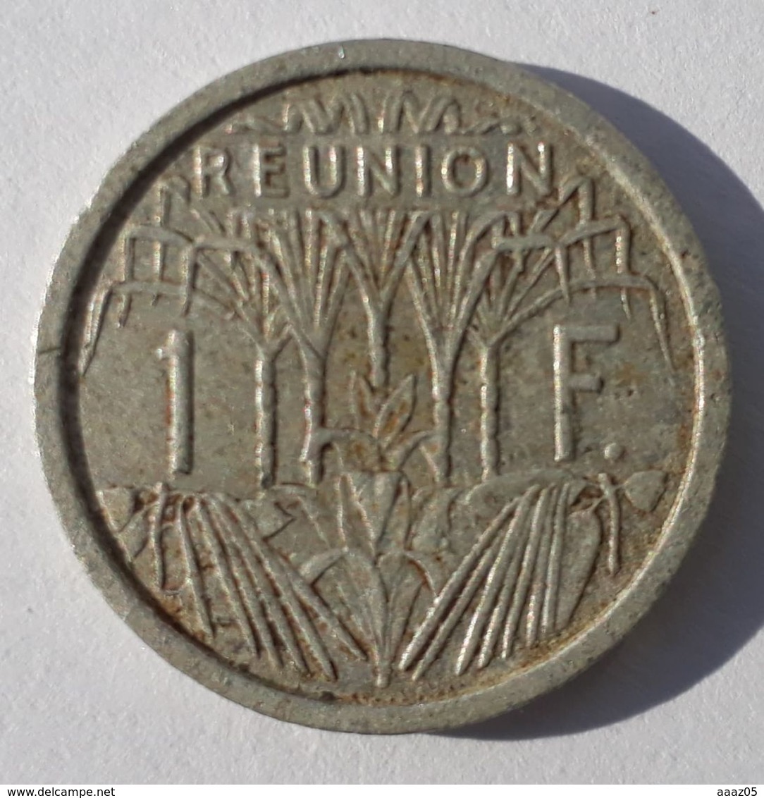 REUNION - RARE - 1Franc CFA 1948 Hybride - Réunion