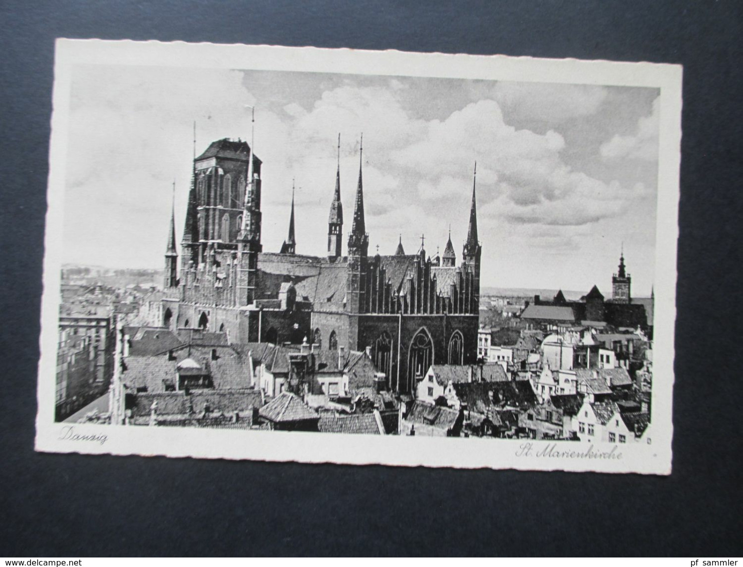 AK 1940 Danzig St. Marienkirche Werbestempel Deutsche Ostmesse Königsberg (Pr.) - Danzig