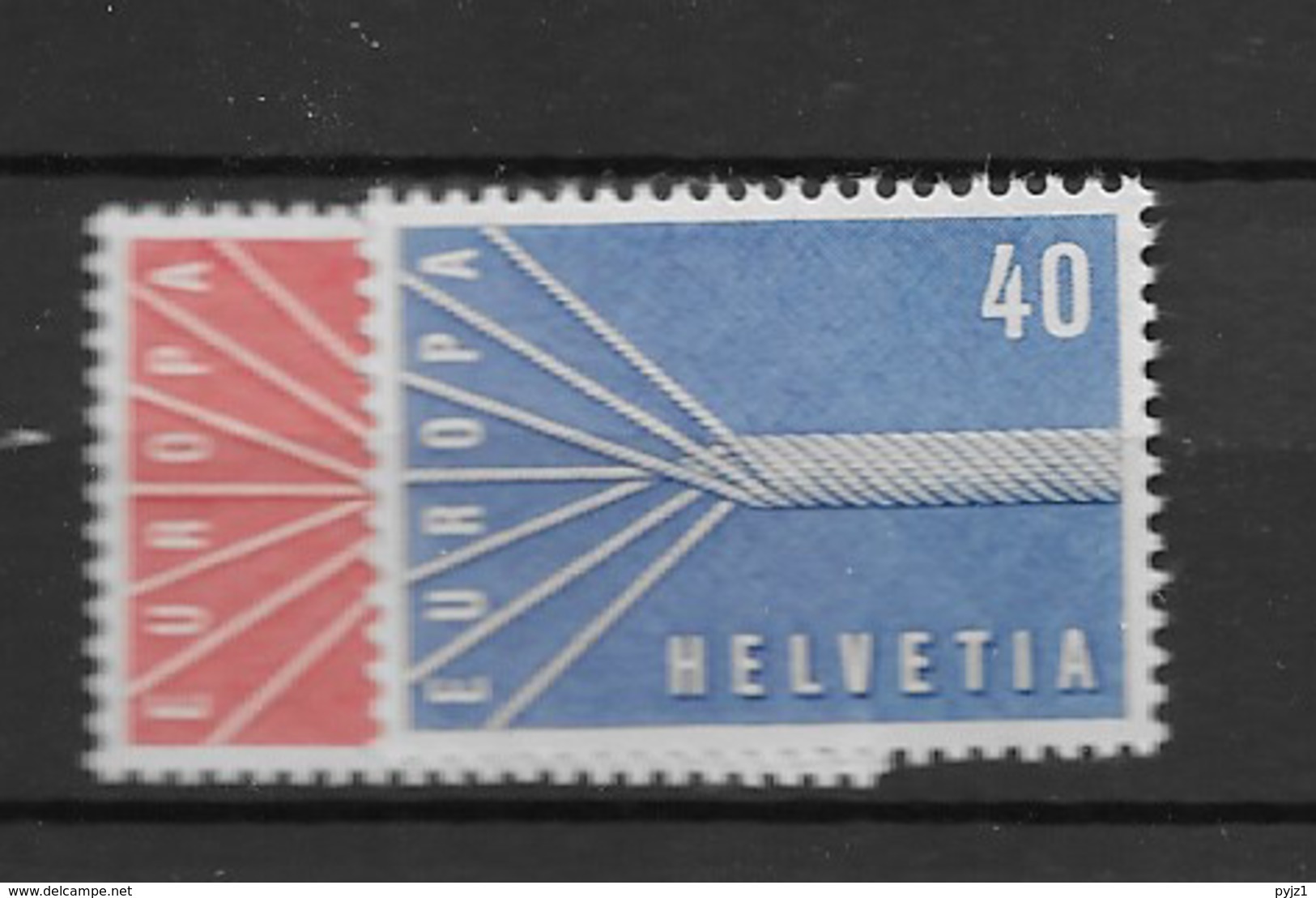 1957 MNH Cept Switzerland - 1957