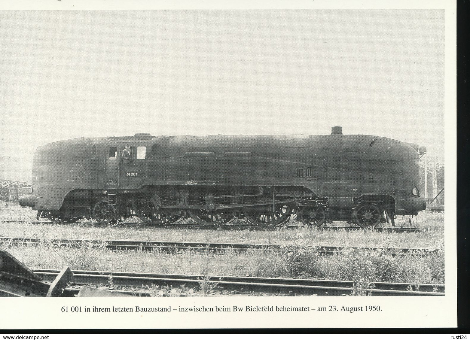 Nr. 155 Lokportrat Baureihe 61 Und Der Henschel - Wegmann - Zug --  Bild 9 - Trains