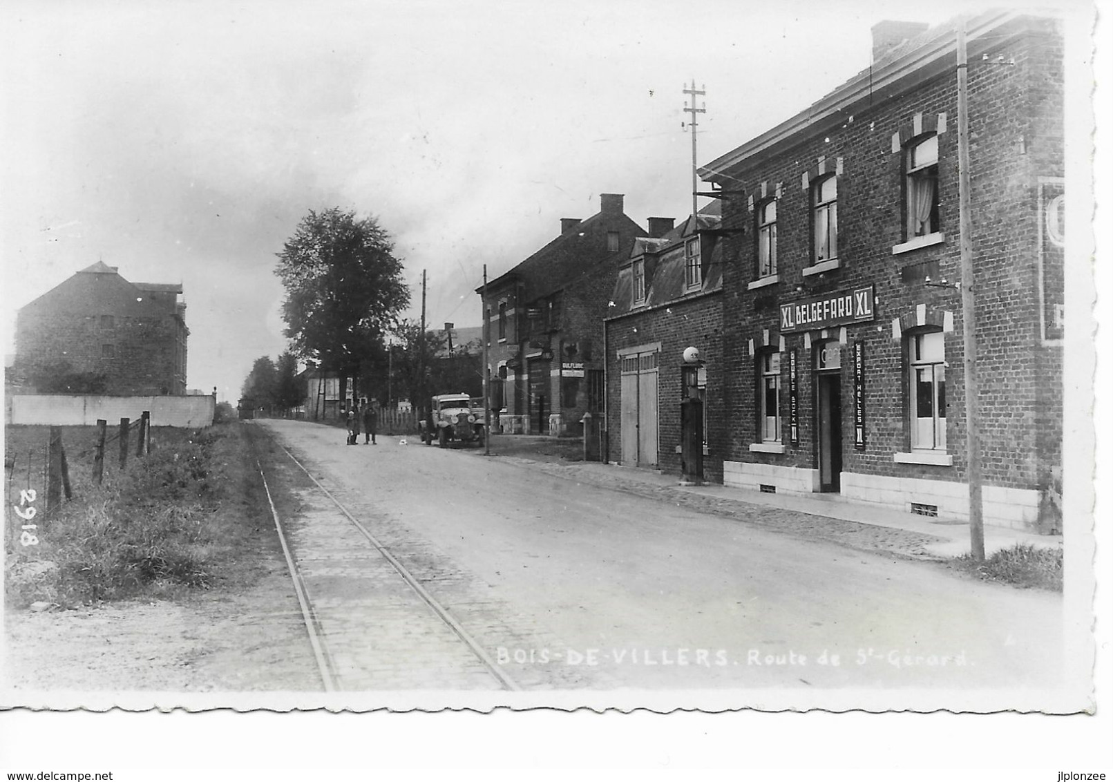 BOIS-DE-VILLERS  Route De ST Gérard....carte Photo. ( Rare). - Profondeville